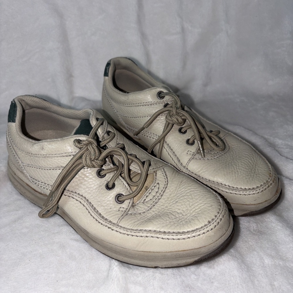 Rockport Men's Pro Walker Shoes Sz 9 1/2 Med Leather Beige World Tour